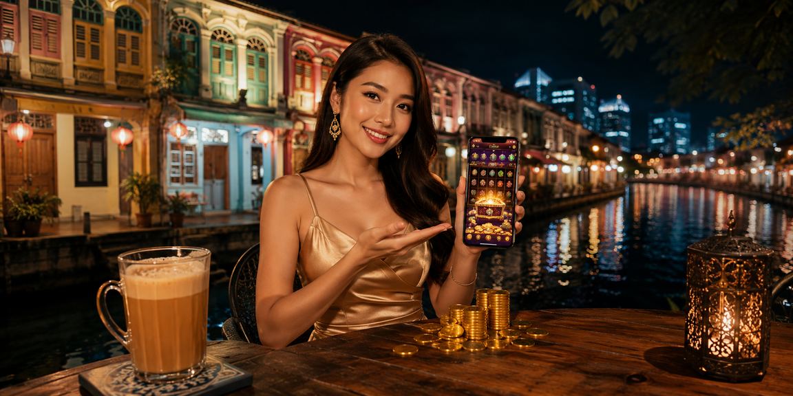 Pengguna Malaysia di Pulau Pinang melakukan deposit dalam talian dengan gaya tempatan